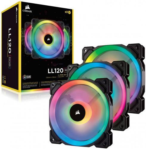 مراوح كورسير LL120-RGB BLACK