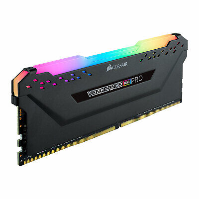 رام CORSAIR-VENGEANCE-BLACK-RGB-8GB-3200MHZ