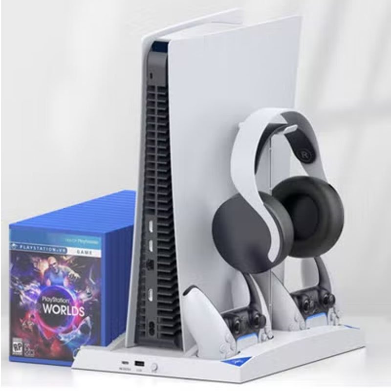 قاعدة جهاز ابيض - VERTICAL-STAND-PS5