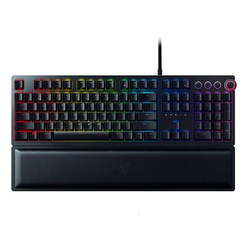 كيبورد RAZER-HUNTSMAN-ELITE-OPTO-MECHANICAL-BLACK-RGB