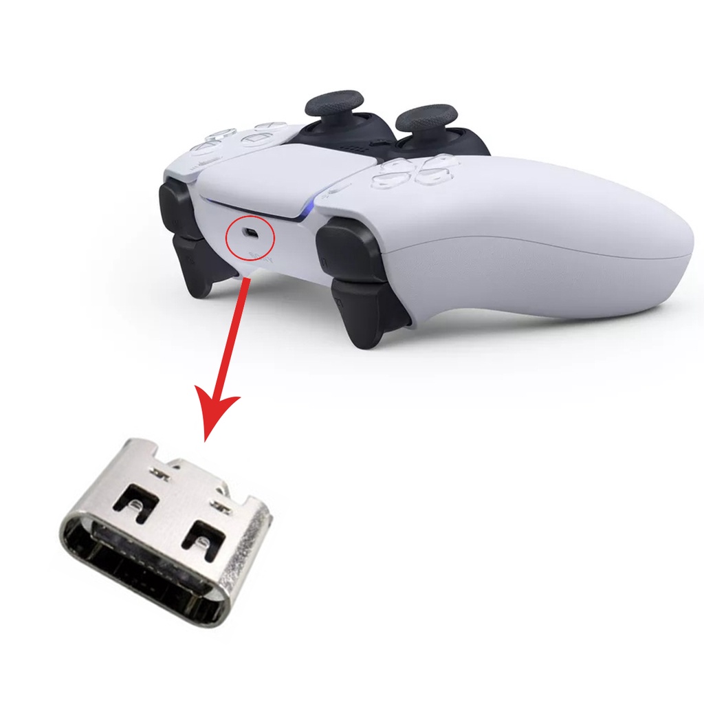 قطعة صيانة مدخل شاحن-charger-port-PS5