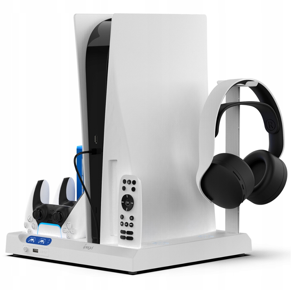 قاعدة جهاز - VERTICAL-STAND-SLIM-WHITE-PS5