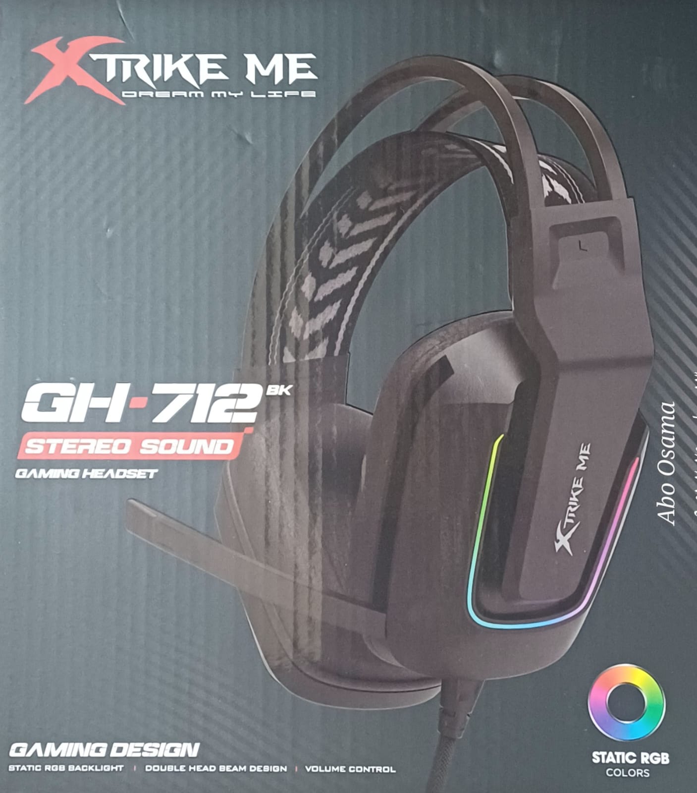 سماعة سلك-XTRIK-ME-XT-GH-712BK-BLACK