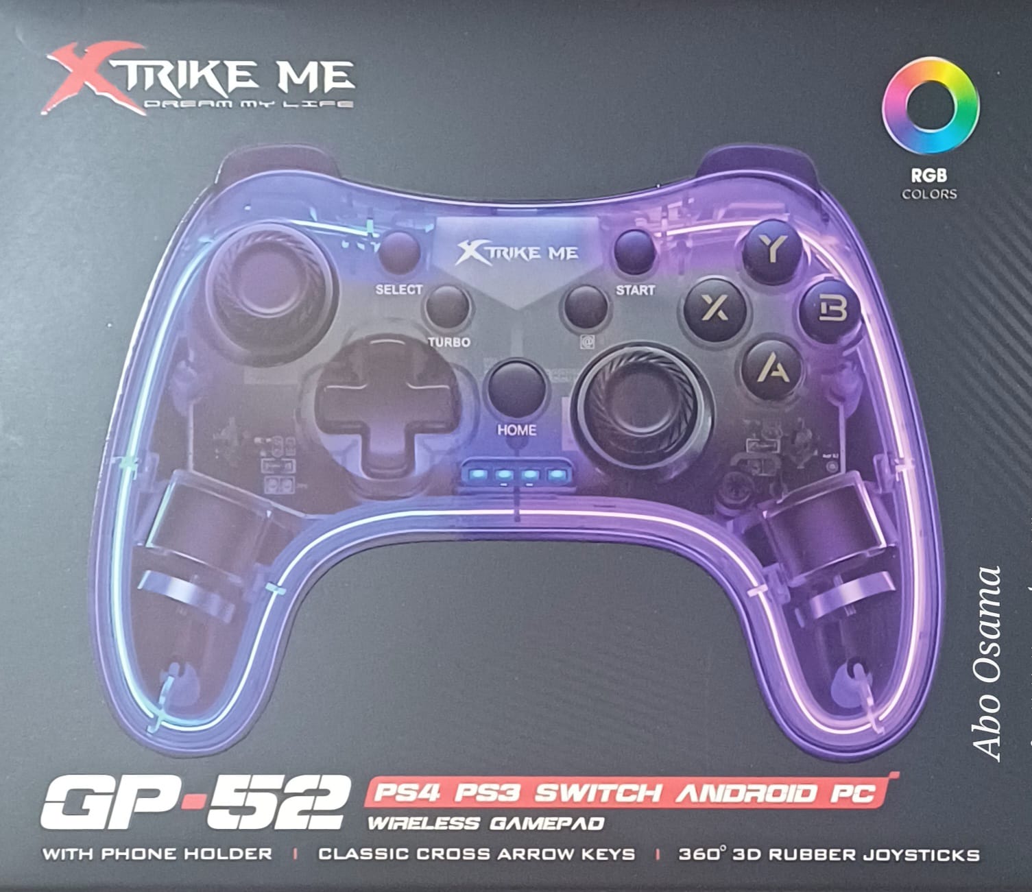 كنترول تحكم شفاف-XTRIK-ME-XT-GP-52-RGB