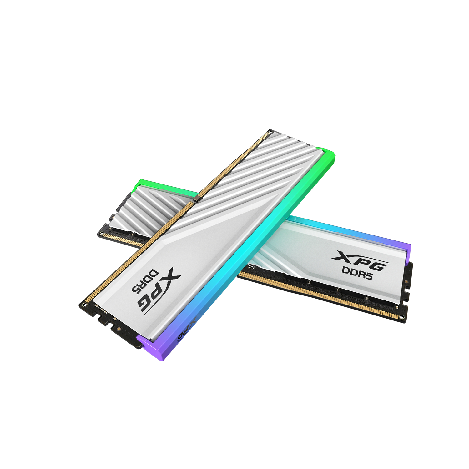 XPG lancer blade RGB16GB 2X8 5600MHZ CL46 DDR5 Memory--White