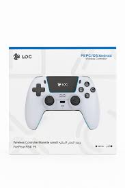 كنترول تحكم -ابيض-عادي-LOG-PS5
