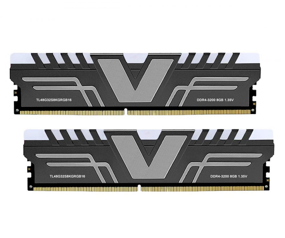 صورة RAM V-COLOR DDR4 RAM 16GB (2x8GB) 3200 MHz CL16 1.35V 288 Pin Desktop Gaming UDIMM رقم 3