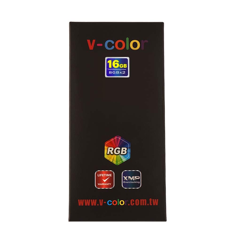 صورة RAM V-COLOR DDR4 RAM 16GB (2x8GB) 3200 MHz CL16 1.35V 288 Pin Desktop Gaming UDIMM رقم 4