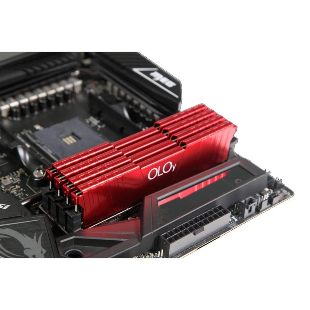 صورة RAM OLOy DDR4 RAM 16GB (2x8GB) 2400 MHz CL17 1.2V 288 Pin Desktop Gaming UDIMM for Intel رقم 2