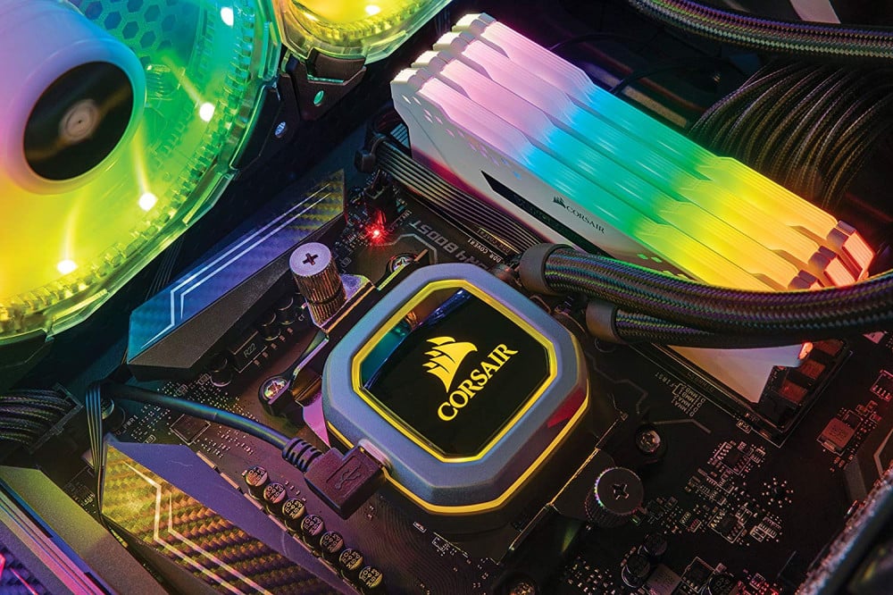 صورة RAM CORSAIR VENGEANCE RGB PRO 16GB (2x8GB) DDR4 3200MHz C15 LED Desktop Memory رقم 8