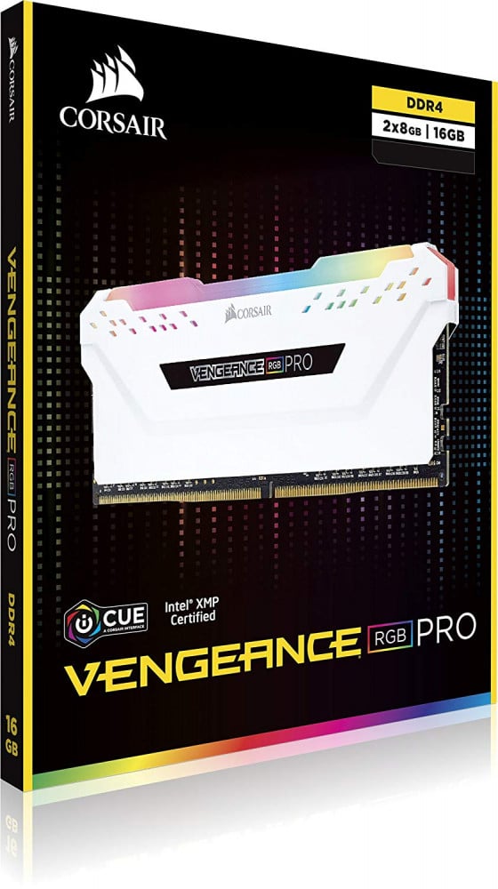 صورة RAM CORSAIR VENGEANCE RGB PRO 16GB (2x8GB) DDR4 3200MHz C15 LED Desktop Memory رقم 9