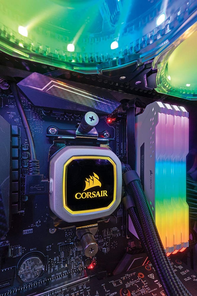 صورة RAM CORSAIR VENGEANCE RGB PRO 16GB (2x8GB) DDR4 3200MHz C15 LED Desktop Memory رقم 10