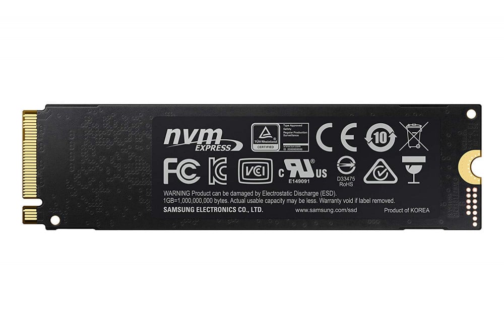 صورة Samsung (MZ-V7E500BW) 970 EVO SSD 500GB - M.2 NVMe Interface Internal Solid State Drive with V-NAND Technology, BlackRed