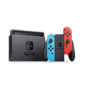 صورة نينتندو سويتش 32GB احمر و ازرق اصدار 2017