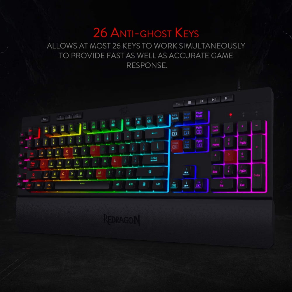 صورة Redragon K512 Shiva RGB رقم 3