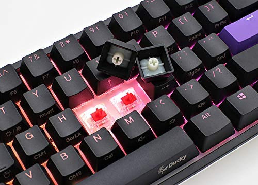 صورة Ducky One 2 Mini Mechanical Keyboard RGB LED 60% TKL Double Shot PBT Gaming Keyboard (Cherry MX Red) رقم 5