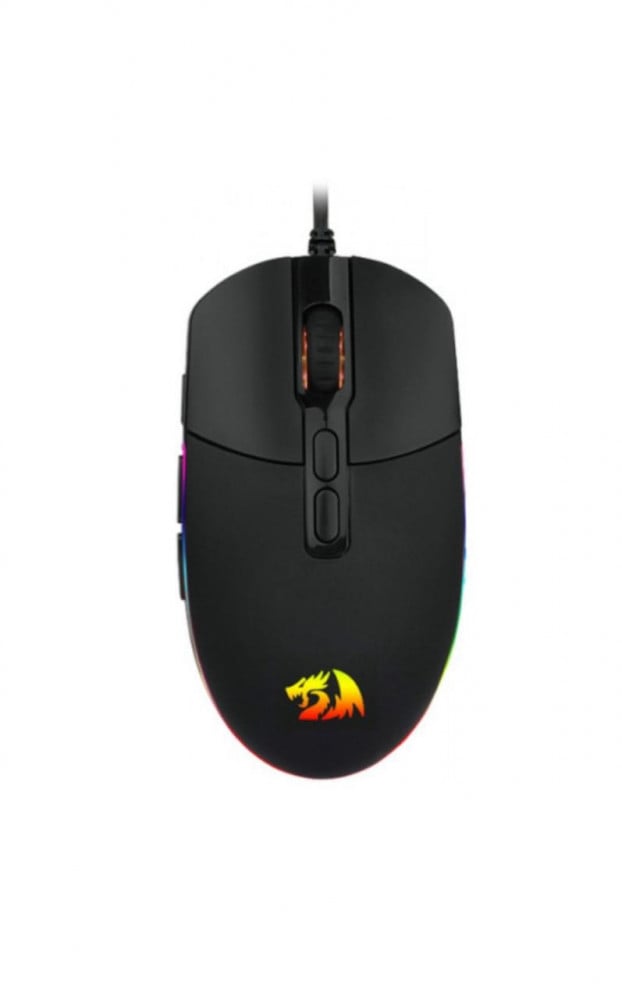 صورة Redragon M719 INVADER Wired Optical Gaming Mouse, 7 Programmable Buttons, RGB Backlit, 10,000 DPI, Ergonomic PC Computer Gaming Mice with Fire Butto