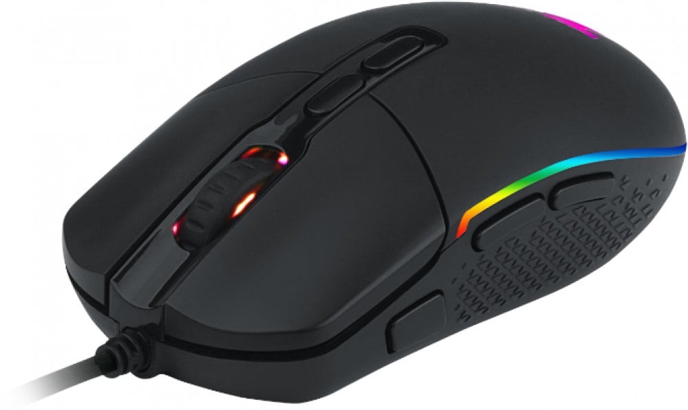 صورة Redragon M719 INVADER Wired Optical Gaming Mouse, 7 Programmable Buttons, RGB Backlit, 10,000 DPI, Ergonomic PC Computer Gaming Mice with Fire Butto رقم 2