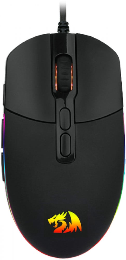 صورة Redragon M719 INVADER Wired Optical Gaming Mouse, 7 Programmable Buttons, RGB Backlit, 10,000 DPI, Ergonomic PC Computer Gaming Mice with Fire Butto رقم 3