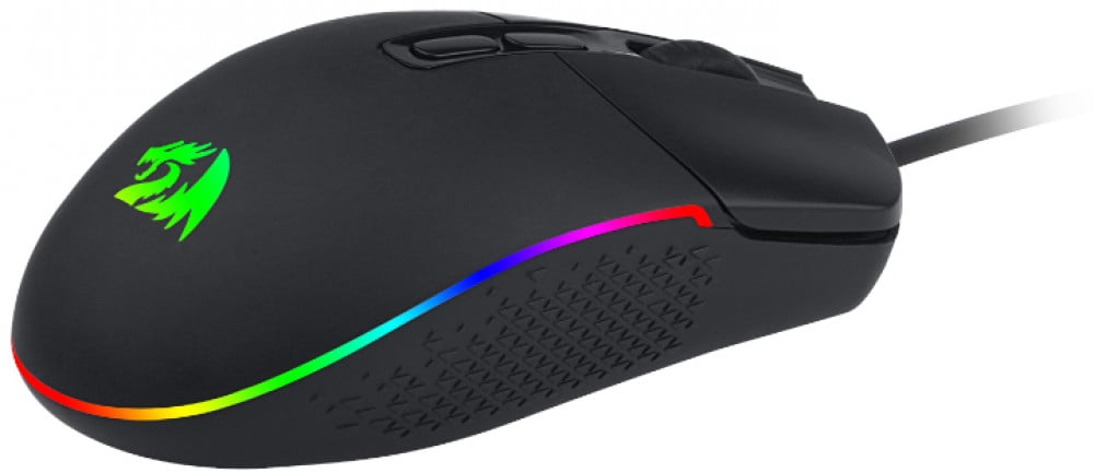 صورة Redragon M719 INVADER Wired Optical Gaming Mouse, 7 Programmable Buttons, RGB Backlit, 10,000 DPI, Ergonomic PC Computer Gaming Mice with Fire Butto رقم 4