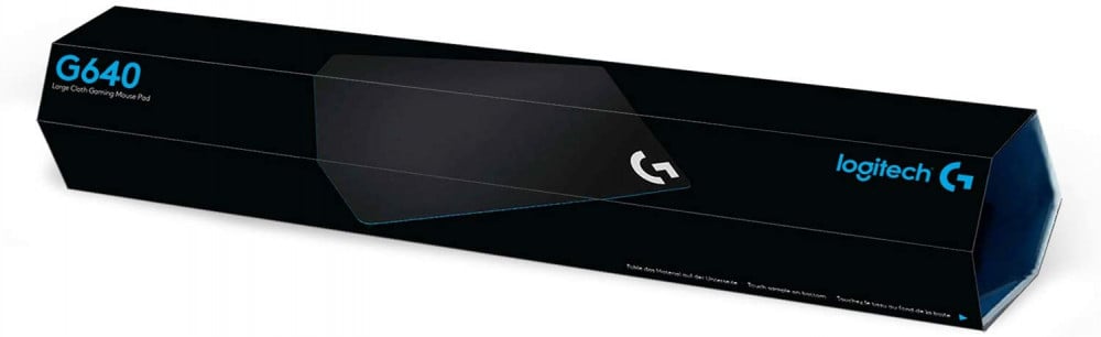 صورة Logitech G640 Large Cloth Gaming Mousepad - Black رقم 4