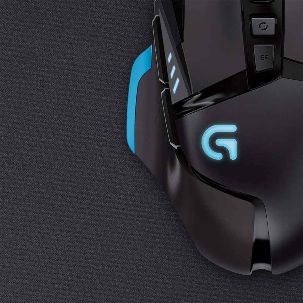 صورة Logitech G640 Large Cloth Gaming Mousepad - Black رقم 5