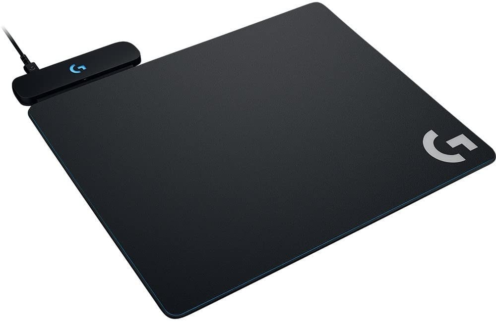 صورة Logitech G Powerplay Wireless Charging System for G502 Lightspeed, G703, G903 Lightspeed and PRO Wireless Gaming Mice, Cloth or Hard Gaming Mouse Pad - Black