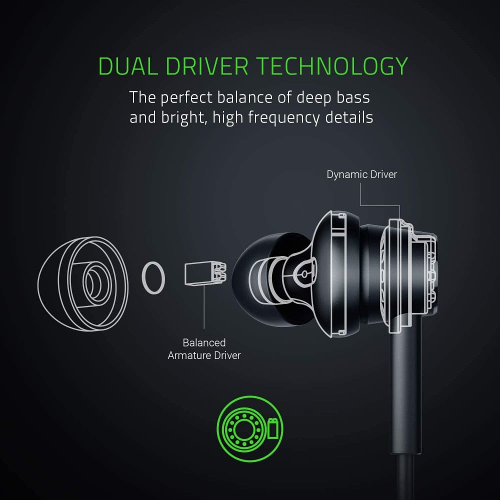 صورة سماعة Razer Hammerhead Duo Wired Earbuds - تقنية صوت متطورة وتصميم أنيق رقم 3