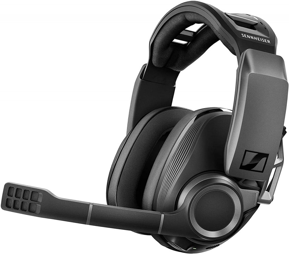 صورة سماعة راس هيدست - Sennheiser GSP 670 Wireless Gaming Headset, Low-Latency Bluetooth, 7.1 Surround Sound, Noise-Cancelling Mic, Flip-to-Mute, Audio Presets, For Windows PC, PS4, and Smartphon