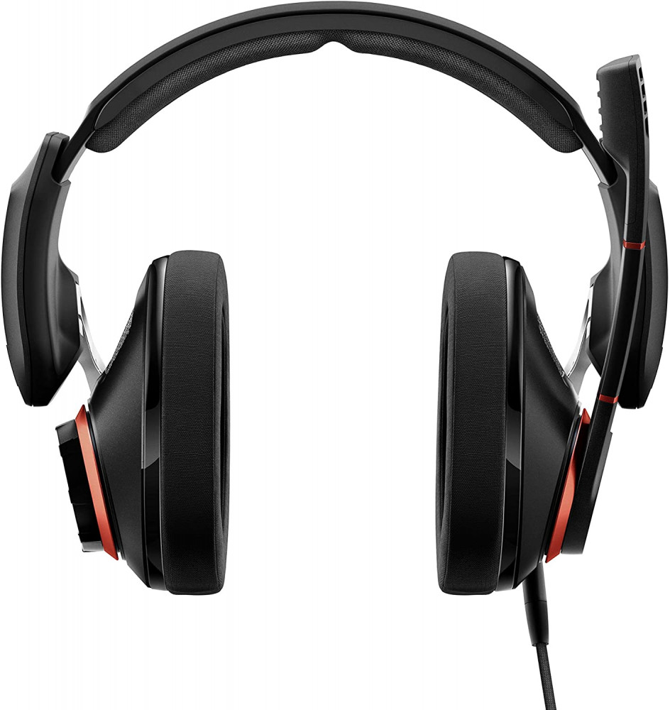 صورة سماعة هيدست - Sennheiser GSP 500 Wired Open Acoustic Gaming Headset, Noise-Cancelling Microphone, Adjustable Headband with Customizable Contact Pressure, Volume Control