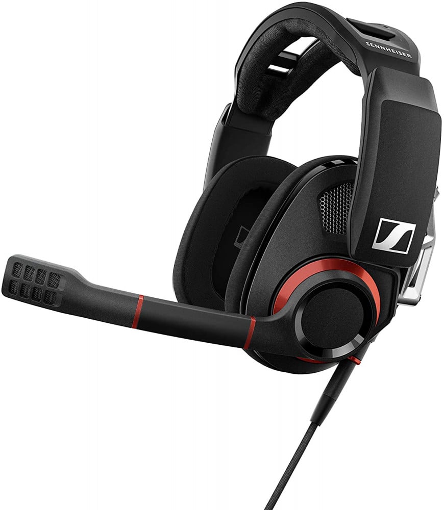 صورة سماعة هيدست - Sennheiser GSP 500 Wired Open Acoustic Gaming Headset, Noise-Cancelling Microphone, Adjustable Headband with Customizable Contact Pressure, Volume Control رقم 2