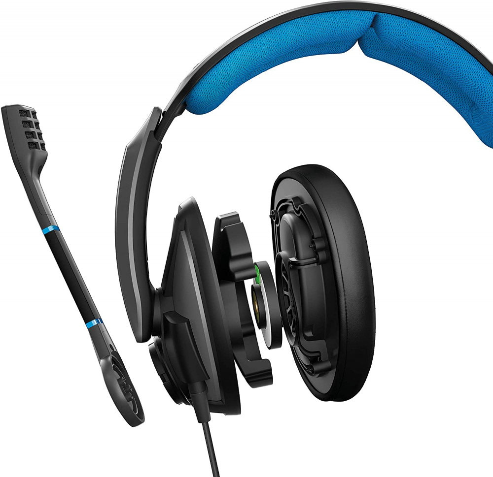 صورة سماعة ايبوس - EPOS Sennheiser GSP 300 Gaming Headset with Noise-Cancelling Mic, Flip-to-Mute, Comfortable Memory Foam Ear Pads, Headphones for PC, Mac, Xbox One, PS4, Nintendo Switch رقم 3