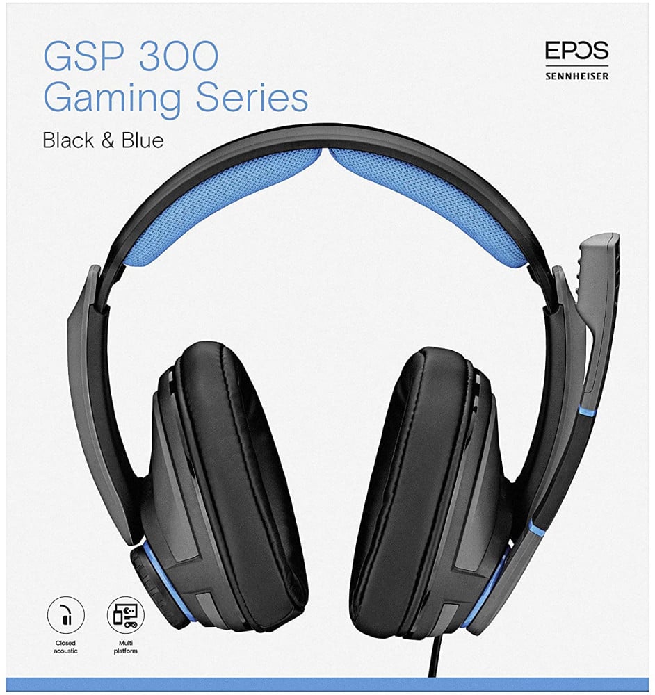 صورة سماعة ايبوس - EPOS Sennheiser GSP 300 Gaming Headset with Noise-Cancelling Mic, Flip-to-Mute, Comfortable Memory Foam Ear Pads, Headphones for PC, Mac, Xbox One, PS4, Nintendo Switch رقم 6