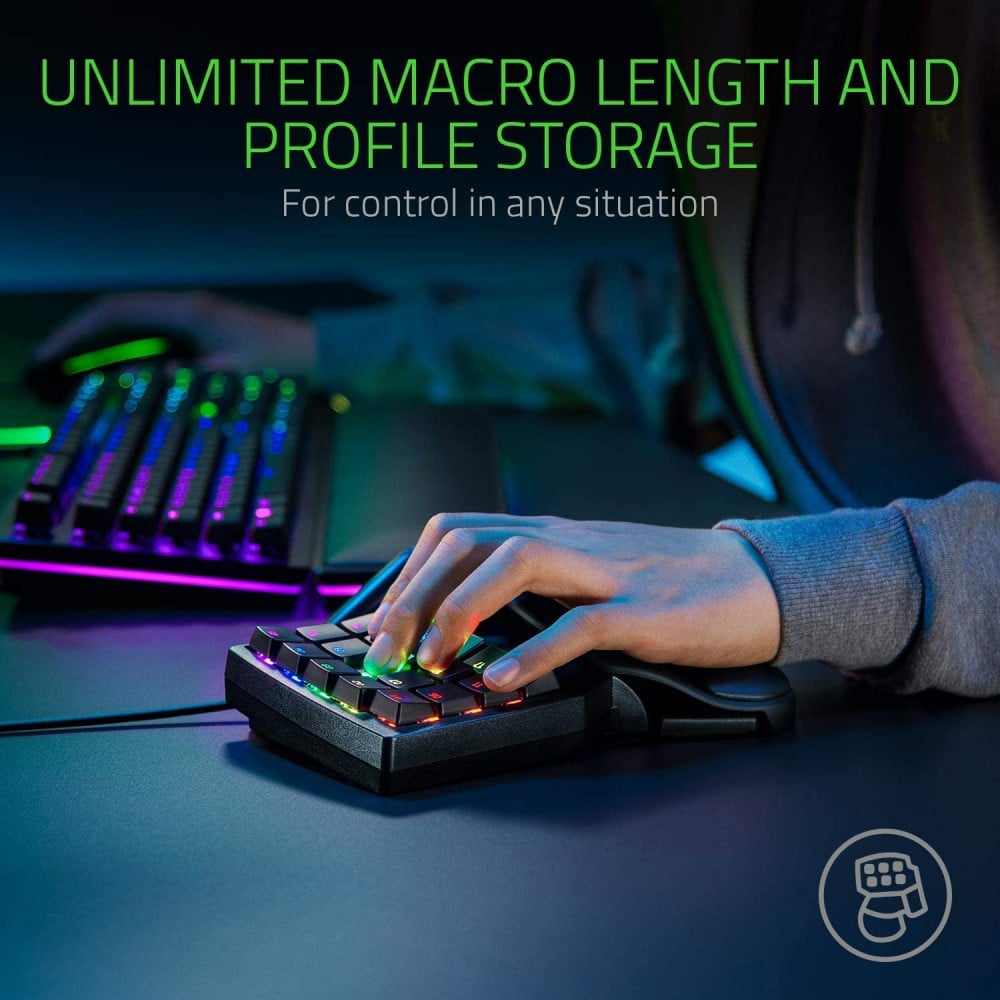 صورة Razer Tartarus Pro Gaming Keypad: Analog-Optical Key Switches 32 Programmable Keys Customizable Chroma RGB Lighting- Programmable Macro Functionality رقم 3