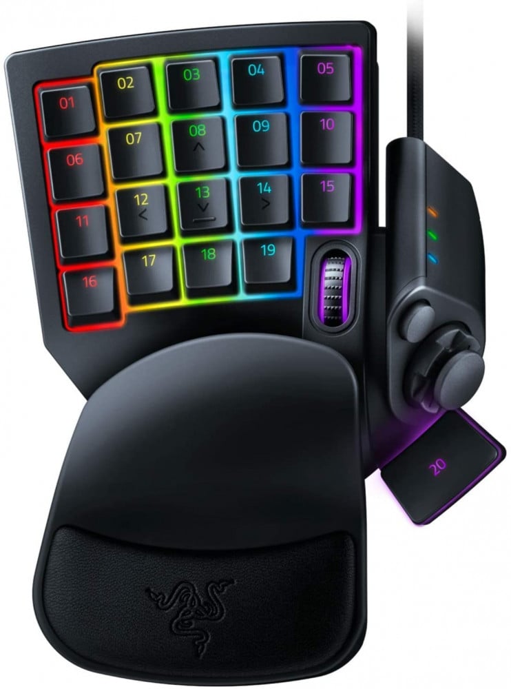 صورة Razer Tartarus Pro Gaming Keypad: Analog-Optical Key Switches 32 Programmable Keys Customizable Chroma RGB Lighting- Programmable Macro Functionality
