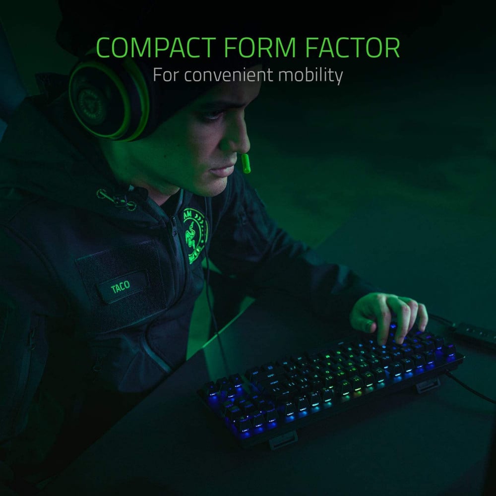 صورة Razer Huntsman Tournament Edition TKL Tenkeyless Gaming Keyboard: Linear Optical Switches Instant Actuation رقم 5