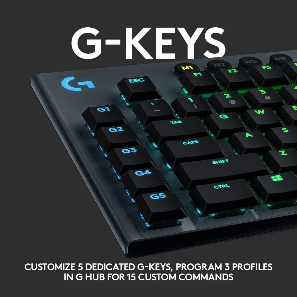 صورة Logitech G815 Lightsync RGB Mechanical Gaming keyboard - CL icky رقم 2