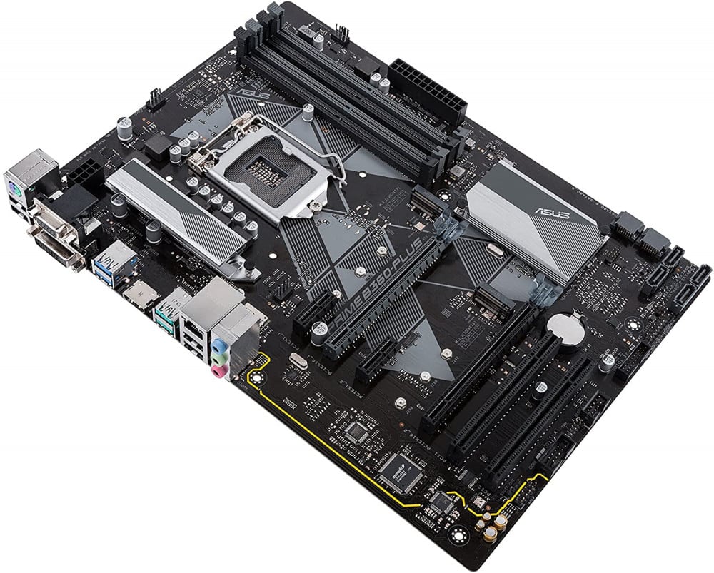 صورة ASUS Prime B360-Plus LGA1151 (300 Series) DDR4 HDMI DVI VGA M.2 ATX Motherboard (Prime B360-PLUS