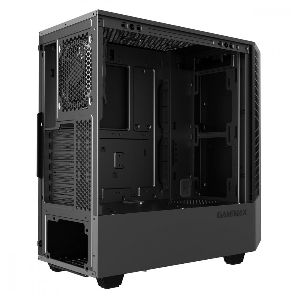 صورة GameMax Panda Mid Tower Gaming Case black رقم 6