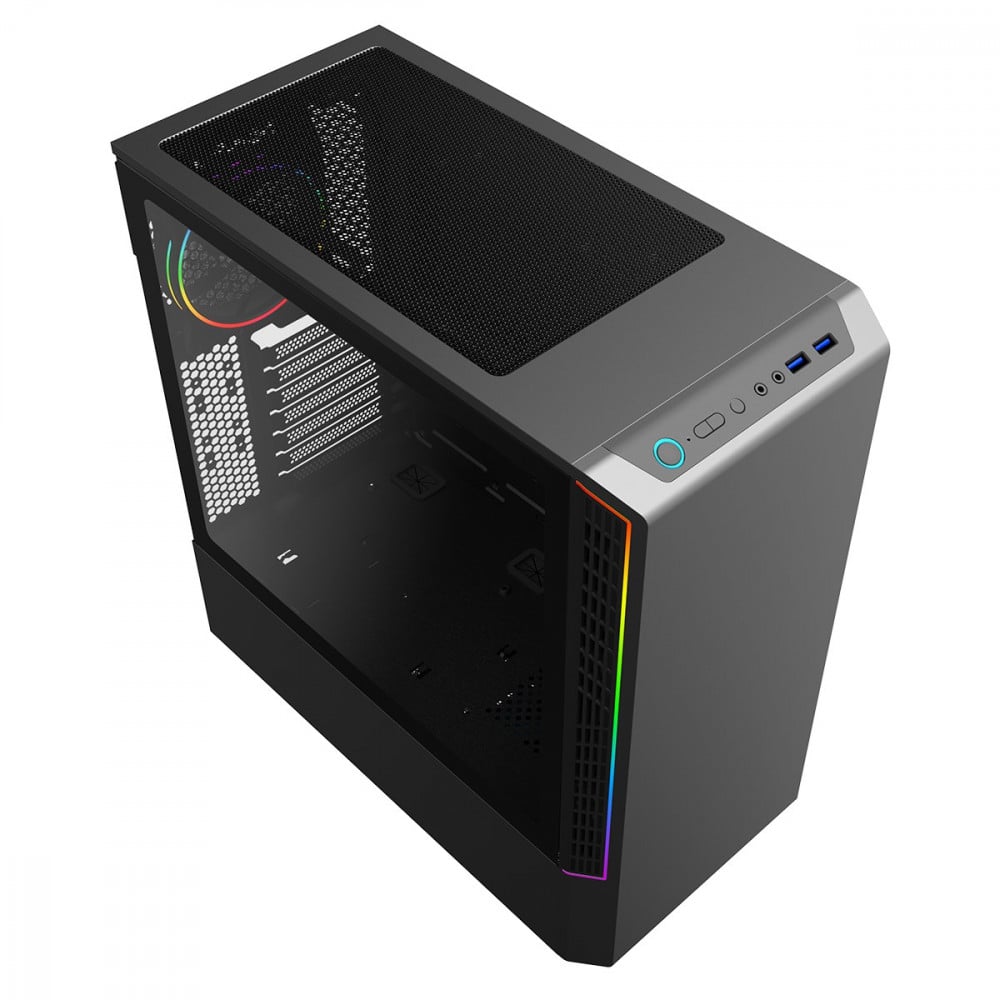 صورة GameMax Panda Mid Tower Gaming Case black رقم 10