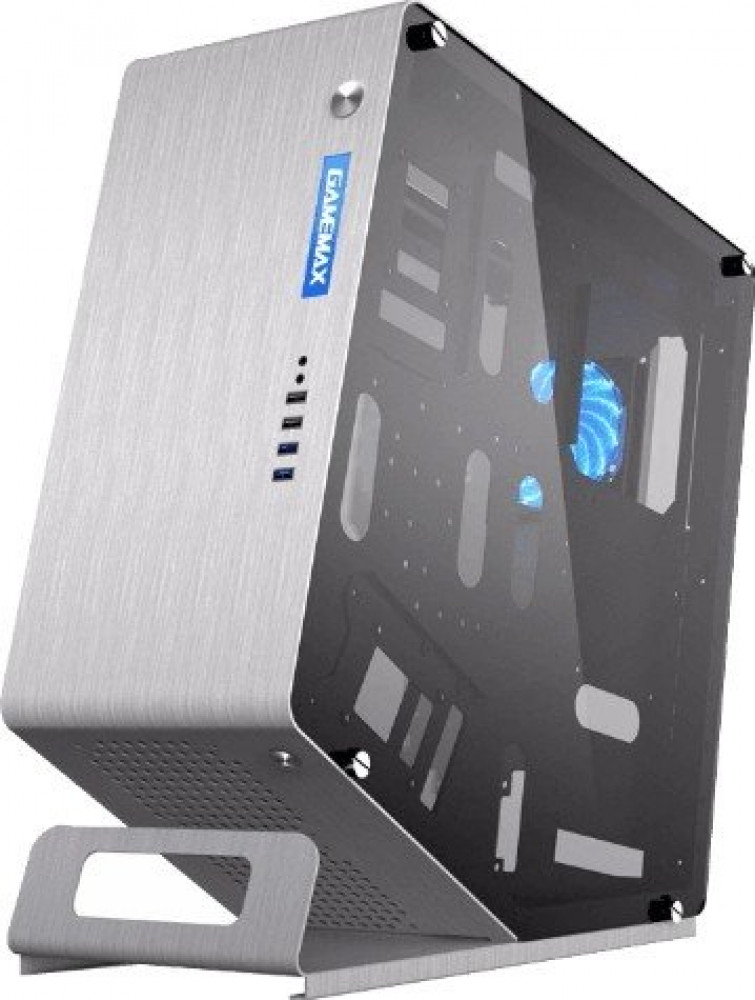 صورة GAMEMAX WinMan Silver RGB gaming case رقم 3