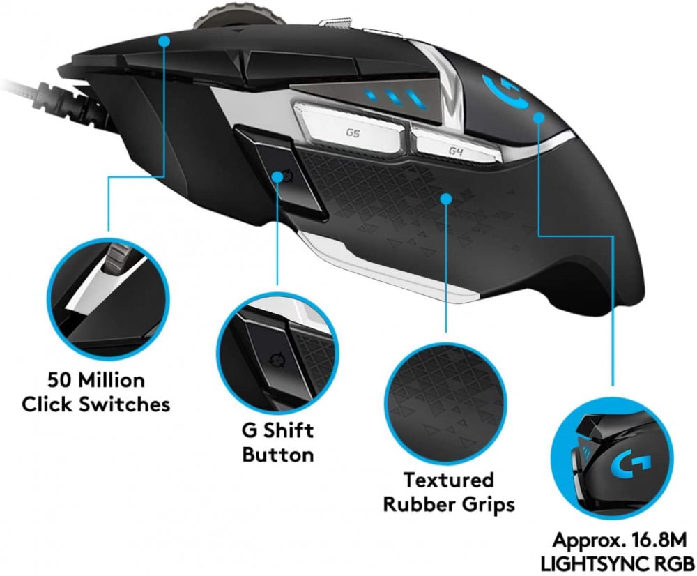 صورة Logitech G502 Hero SE رقم 6