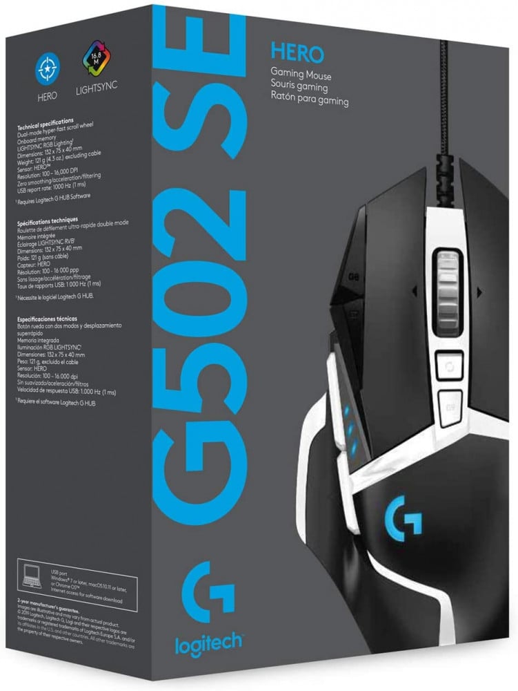 صورة Logitech G502 Hero SE رقم 7