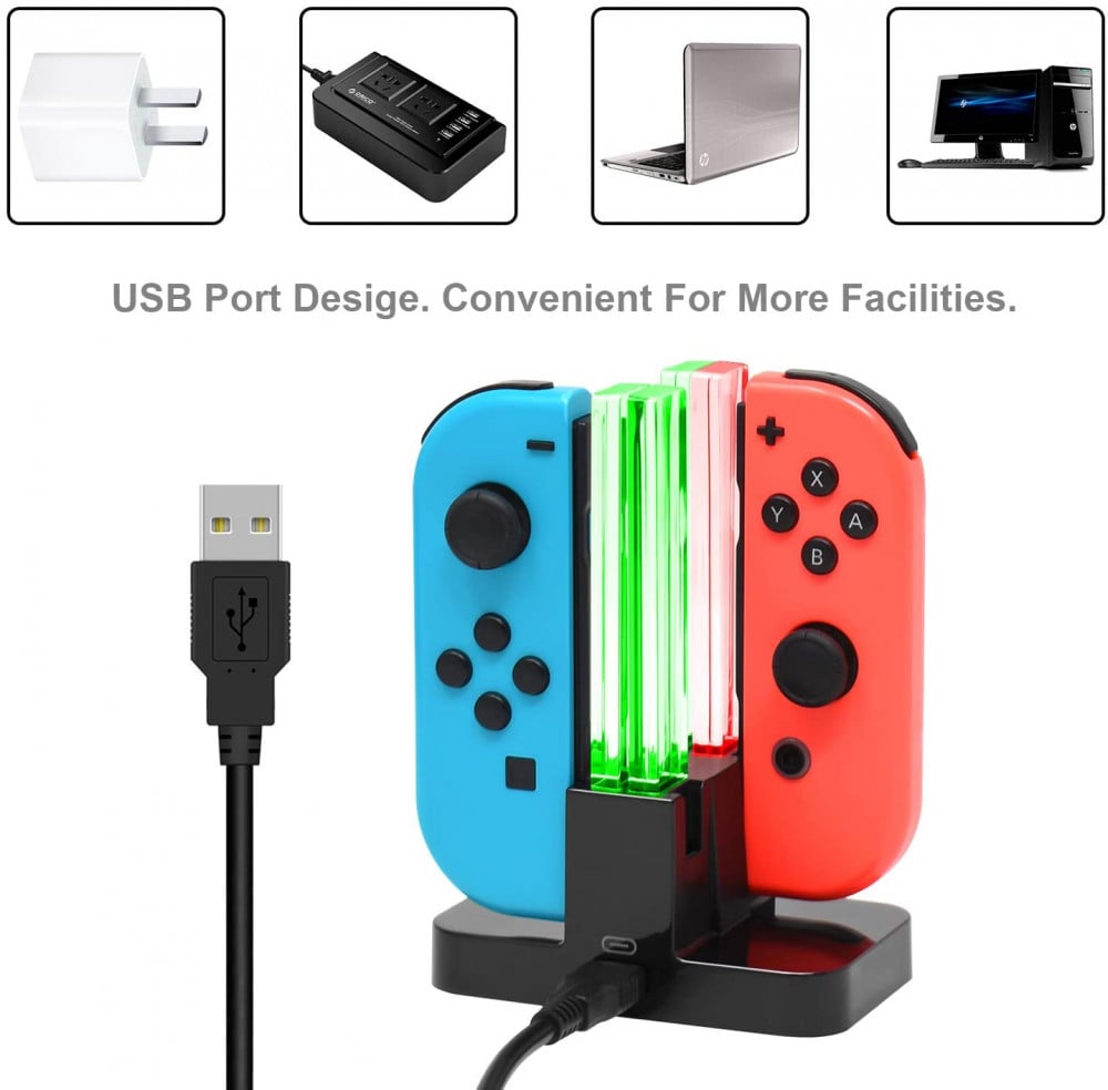 صورة قاعدة شاحن جوي كون - Switch Joy Con Charger Station رقم 4