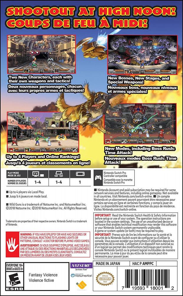 صورة إعادة تحميل البنادق البرية نينتيندو سويتش - Wild Guns Reloaded with FREE BONUS Keychain for Nintendo Switch رقم 4