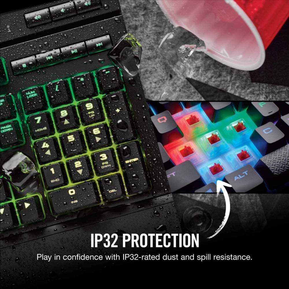 صورة Corsair K68 RGB Mechanical Gaming Keyboard, Backlit RGB LED رقم 7