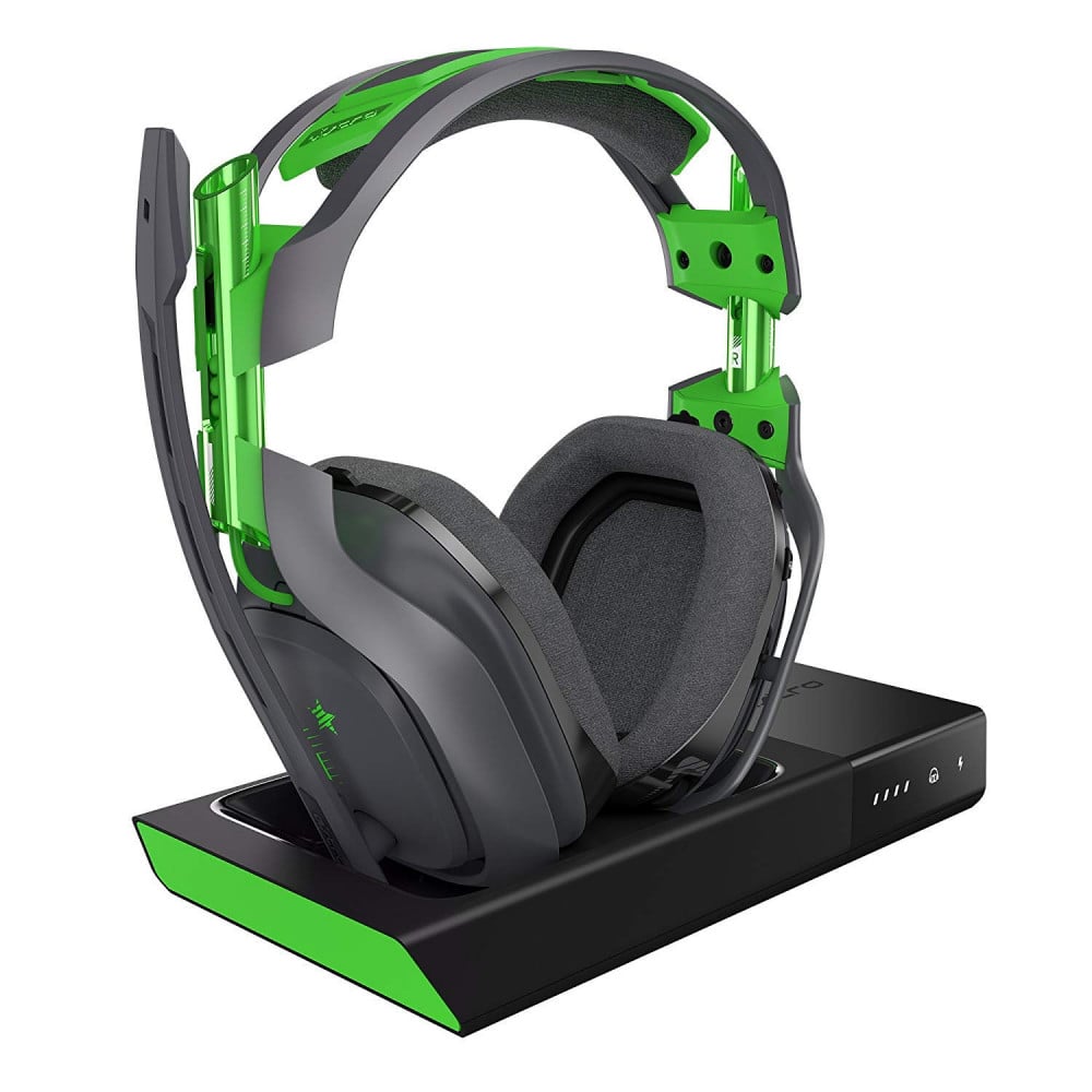صورة ASTRO Gaming A50 Wireless Dolby Gaming Headset - Black/Green - Xbox One and PC