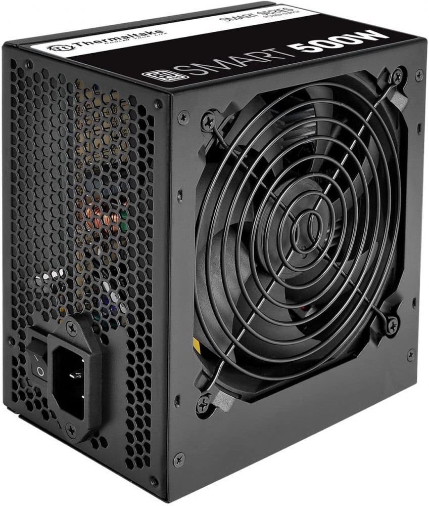 صورة Thermaltake Smart 500W 80+ White Certified PSU, Continuous Power with 120mm رقم 3