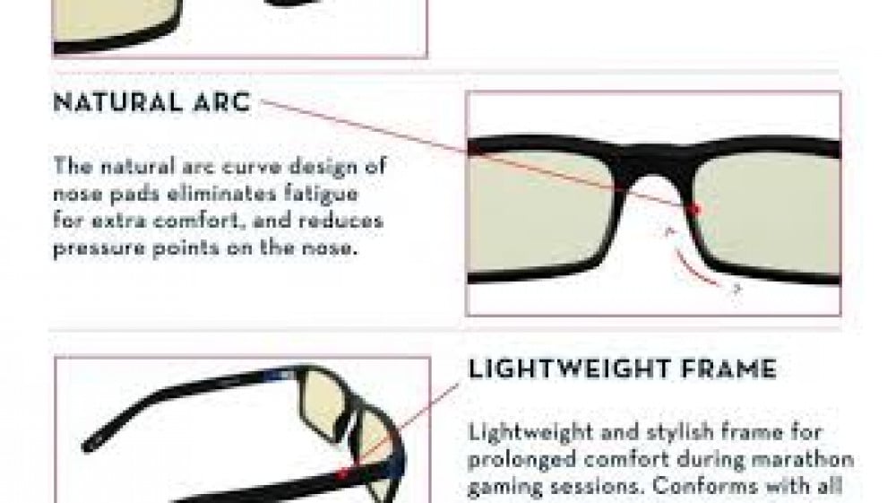 صورة نظارات طبيه لحمايه العين من الاشعه الزرقاء - Sony PS4 Gaming Glasses رقم 9