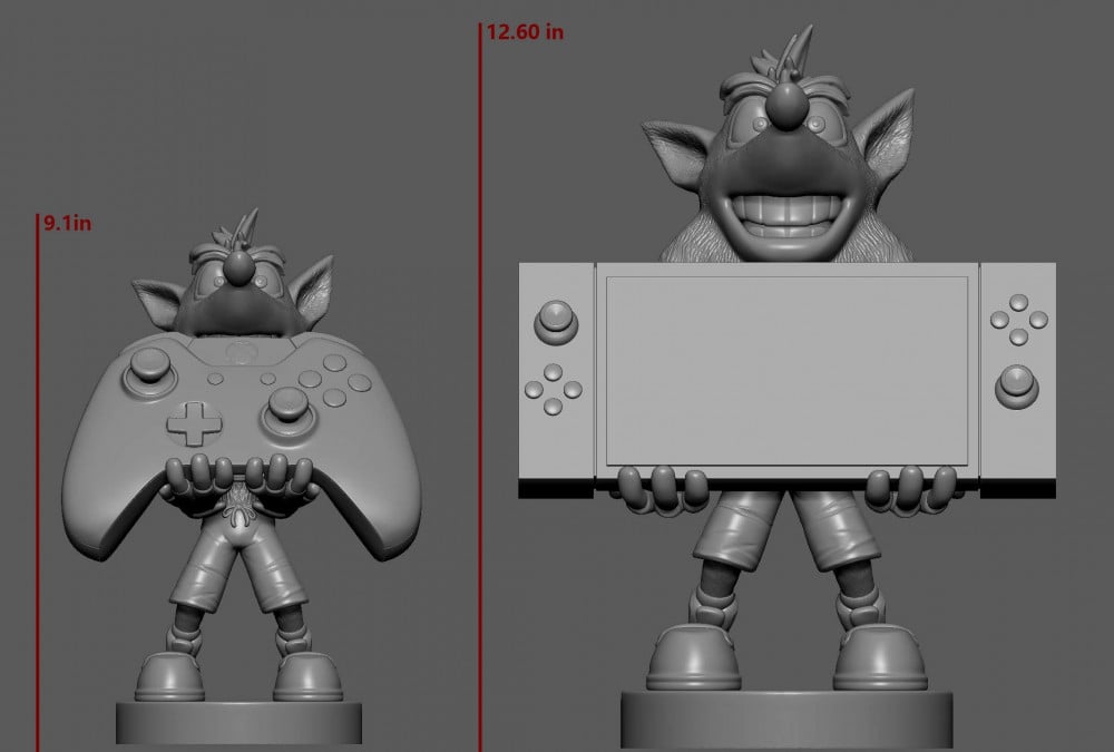 صورة قاعدة كنترول تحكم كراش - Cable Guys Crash Bandicoot رقم 4